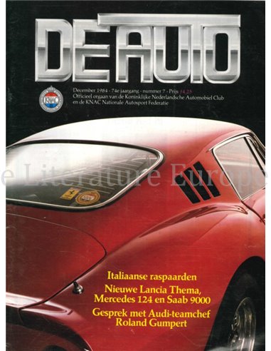 1984 DE AUTO MAGAZINE 07 NEDERLANDS