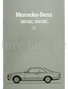1983 MERCEDES BENZ S KLASSE COUPE PROSPEKT NIEDERLÄNDISCH