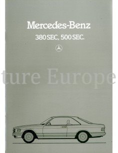 1983 MERCEDES BENZ S KLASSE COUPE PROSPEKT NIEDERLÄNDISCH
