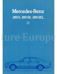 1983 MERCEDES BENZ S KLASSE PROSPEKT DEUTSCH