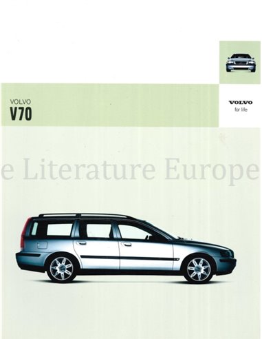 2004 VOLVO V70 BROCHURE ENGLISH