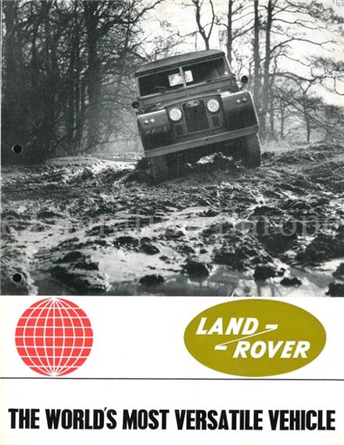 1963 LAND ROVER SERIES IIA PROSPEKT ENGLISCH