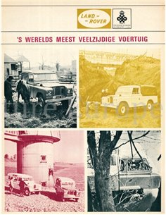 1967 LAND ROVER SERIES IIA BROCHURE NEDERLANDS