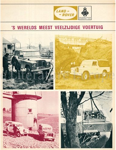 1967 LAND ROVER SERIES IIA BROCHURE DUTCH