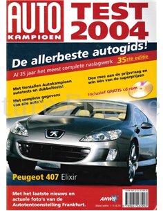 2004 AUTOTEST JAHRBUCH NIEDERLÄNDISCH