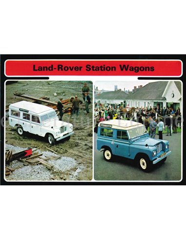 1973 LAND ROVER KOMBIS SERIES III PROSPEKT ENGLISCH