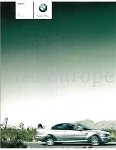 2005 BMW M3 BROCHURE DUITS
