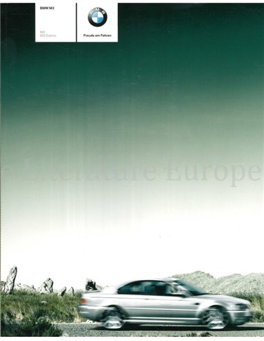 2005 BMW M3 PROSPEKT DEUTSCH
