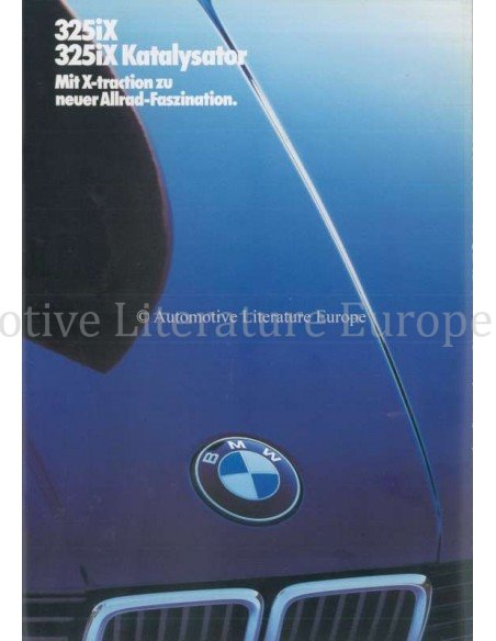 1986 BMW 3 SERIE 325IX BROCHURE DUITS
