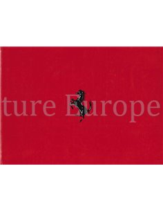 1989 FERRARI SERVICE CENTERS IDENTIFICATION HARDBACK BROCHURE MULTI