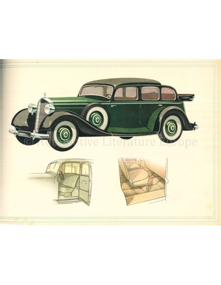 1938 MERCEDES BENZ 230 BROCHURE ENGELS