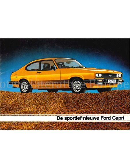 1978 FORD CAPRI BROCHURE NEDERLANDS