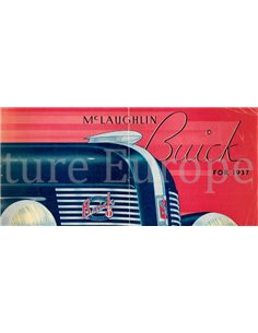 1937 McLAUGHLIN BUICK MODELS BROCHURE ENGLISH (CAN)