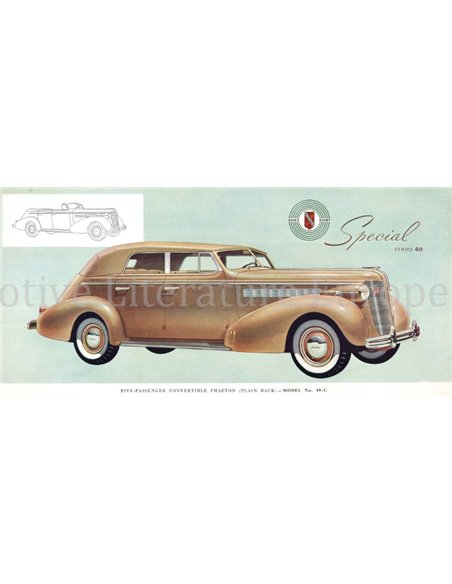 1937 McLAUGHLIN BUICK MODELS BROCHURE ENGLISH (CAN)