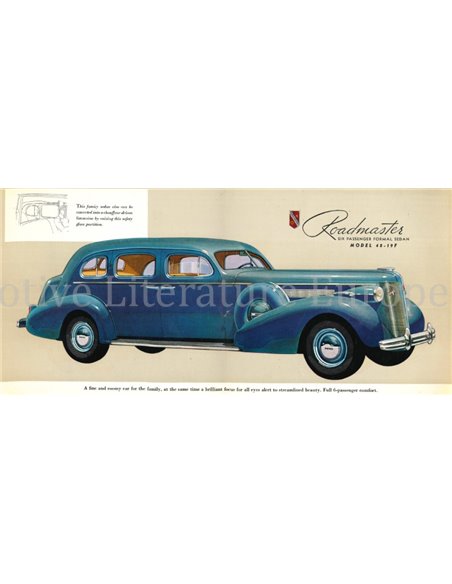 1937 McLAUGHLIN BUICK MODELLEN BROCHURE ENGELS (CAN)