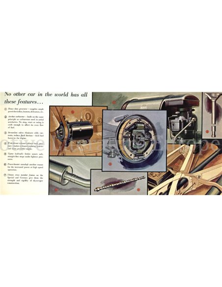 1937 McLAUGHLIN BUICK MODELLEN BROCHURE ENGELS (CAN)