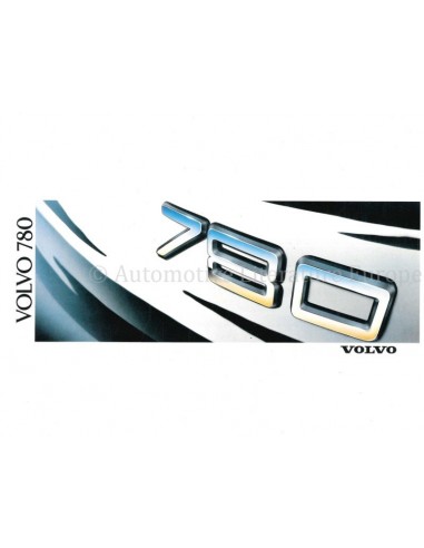 1988 VOLVO 780 BROCHURE GERMAN