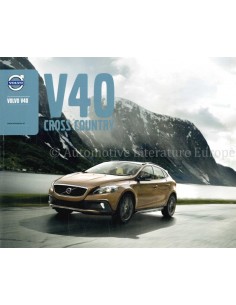 2012 VOLVO V40 CROSS COUNTRY BROCHURE DUTCH