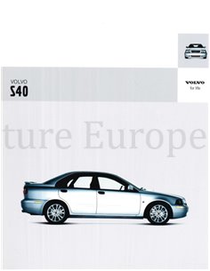 2004 VOLVO S40 BROCHURE ENGLISH