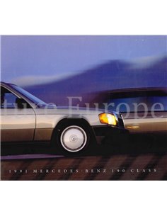 1991 MERCEDES BENZ 190 PROSPEKT ENGLISCH (VS)