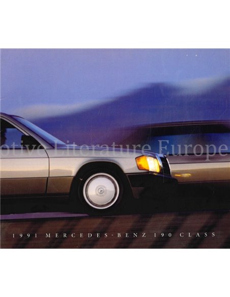 1991 MERCEDES BENZ 190 BROCHURE ENGLISH (USA)