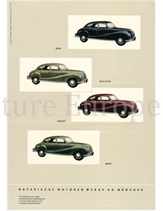 1954 BMW 501 PROSPEKT ENGLISCH (VS) 2