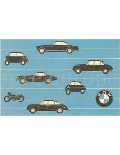 1958 BMW PROGRAMMA BROCHURE NEDERLANDS