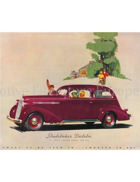 1936 STUDEBAKER DICTATOR | PRESIDENT BROCHURE ENGELS