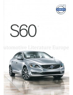 2014 VOLVO S60 BROCHURE NEDERLANDS