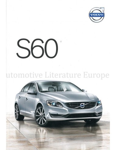 2014 VOLVO S60 BROCHURE NEDERLANDS