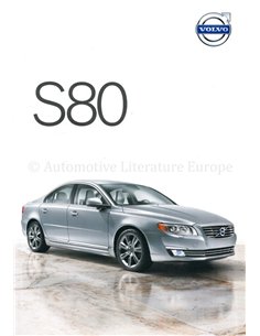 2014 VOLVO S80 BROCHURE NEDERLANDS