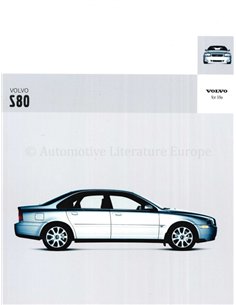 2004 VOLVO S80 BROCHURE DUITS