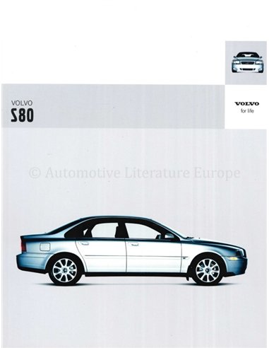 2004 VOLVO S80 BROCHURE GERMAN