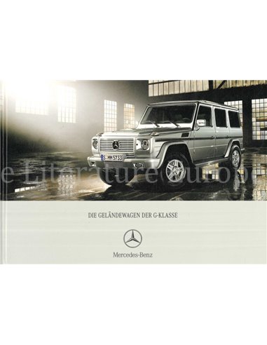 2006 MERCEDES BENZ G KLASSE HARDCOVER PROSPEKT DEUTSCH