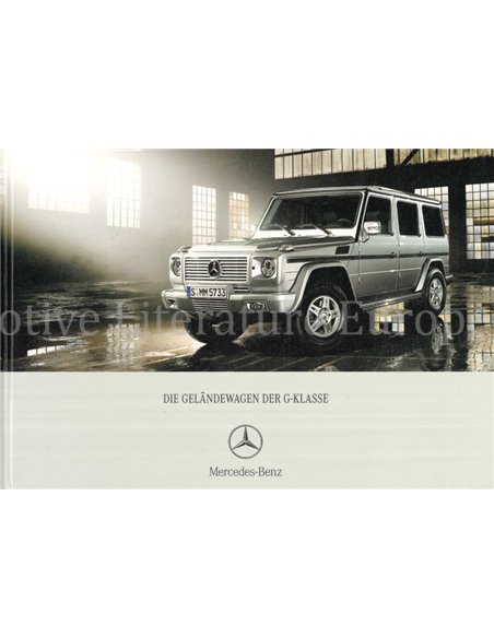 2006 MERCEDES BENZ G KLASSE HARDCOVER BROCHURE DUITS