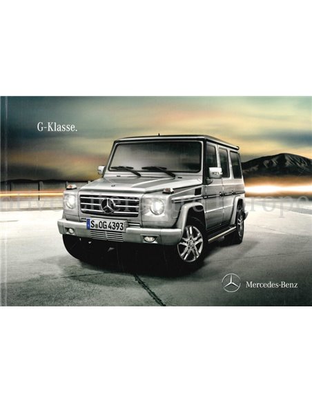 2010 MERCEDES BENZ G KLASSE PROSPEKT DEUTSCH