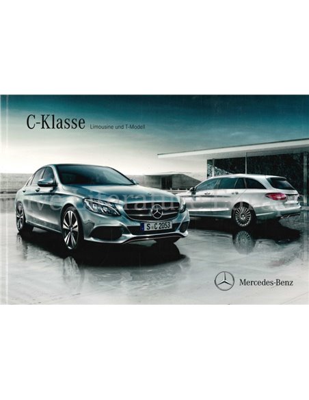 2015 MERCEDES BENZ C KLASSE BROCHURE DUITS