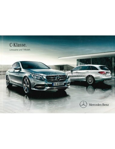 2015 MERCEDES BENZ C KLASSE PROSPEKT DEUTSCH
