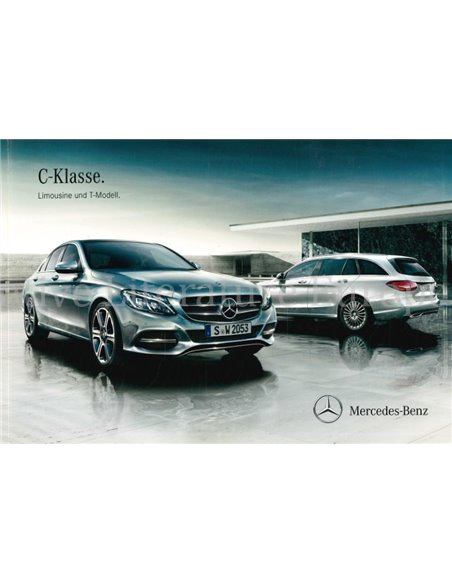 2015 MERCEDES BENZ C KLASSE PROSPEKT DEUTSCH