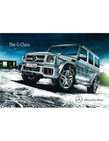 2012 MERCEDES BENZ G CLASS BROCHURE ENGLISH
