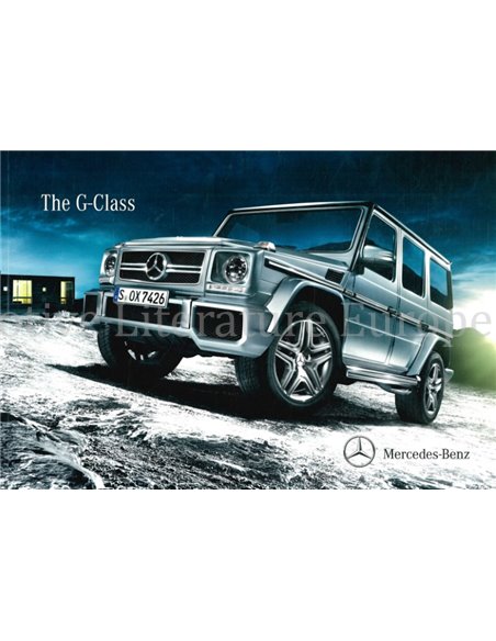 2012 MERCEDES BENZ G CLASS BROCHURE ENGLISH