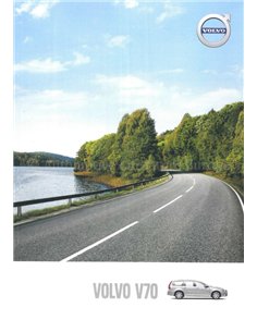 2016 VOLVO V70 BROCHURE ENGELS