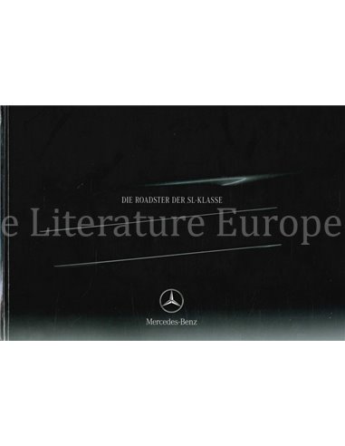 2005 MERCEDES BENZ SL HARDBACK BROCHURE GERMAN