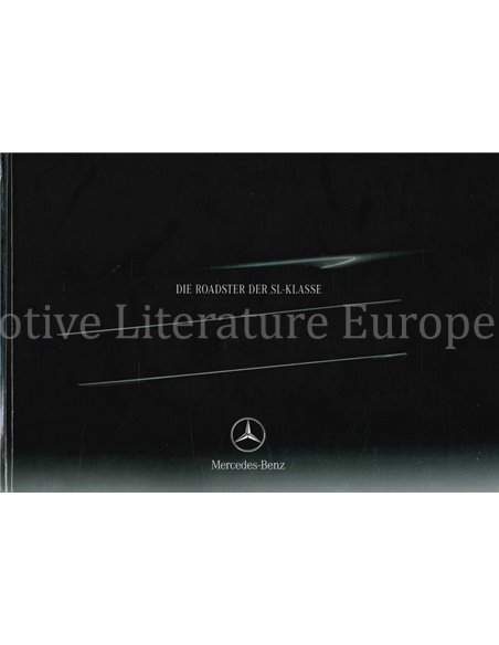 2005 MERCEDES BENZ SL HARDCOVER BROCHURE DUITS