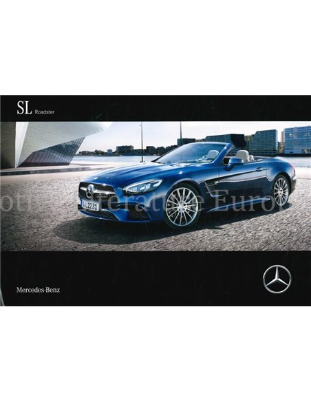 2016 MERCEDES BENZ SL KLASSE BROCHURE DUITS