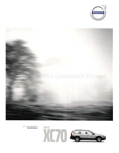 2015 VOLVO XC70 BROCHURE DUTCH