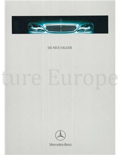 1999 MERCEDES BENZ S KLASSE HARDCOVER BROCHURE DUITS