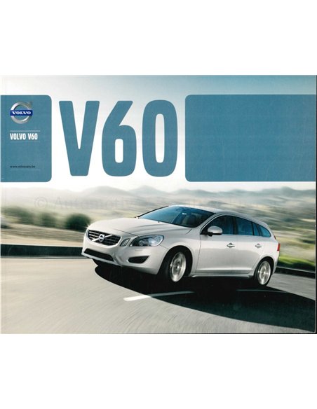 2013 VOLVO V60 PROSPEKT NIEDERLÄNDISCH