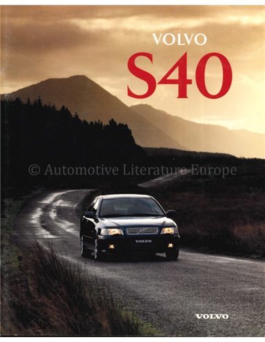 1997 VOLVO S40 BROCHURE NIEDERLÄNDISCH