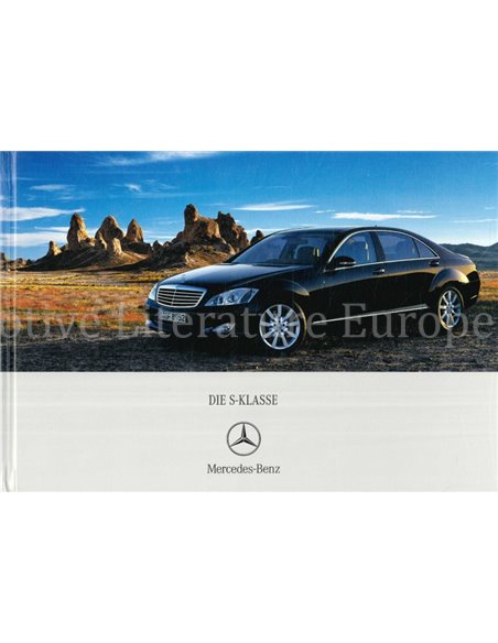 2006 MERCEDES BENZ S-CLASS BROCHURE HARDCOVER GERMAN